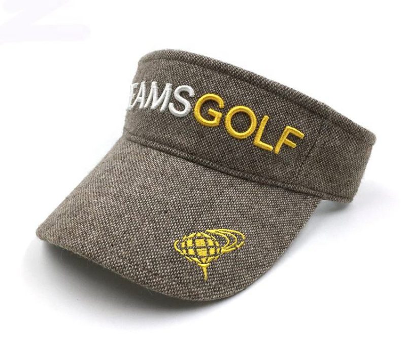 visor and beanie embroidery